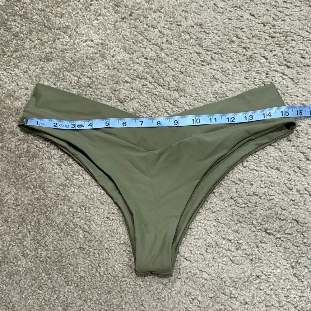 Olive Green Women's Swim Set